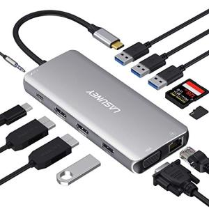 12 in 1 USB-C Hub with Triple Display