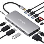 12 in 1 USB-C Hub with Triple Display