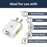 Dual USB UK to USA Travel Plug Adapters