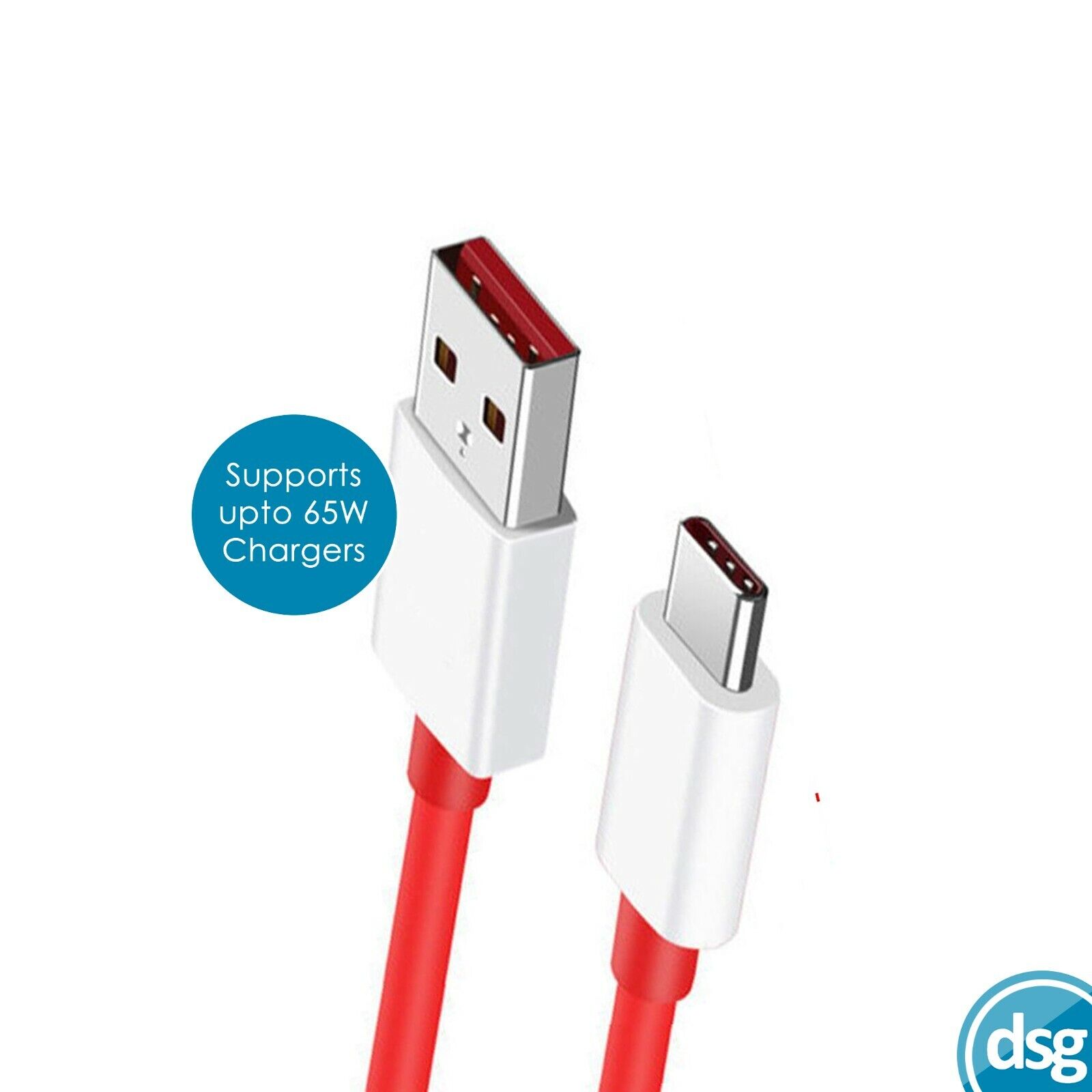 OnePlus Warp Charge Type-C Cable (1m) - Red