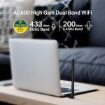 TP-Link Archer T2U Plus AC600 WiFi Adapter