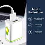 Dual USB UK to USA Travel Plug Adapters