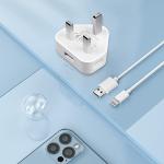 White USB-C Wall Charger for iPhone and More