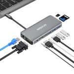 10-in-1 USB-C Multiport Adapter with HDMI & Ethernet