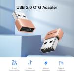 3-Pack USB A to C Adapter for iPhone & More