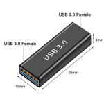 2-Pack USB 3.0 Female to Female Coupler