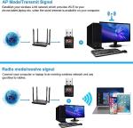 AC600 USB WiFi Adapter for PC and Laptop