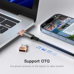 3-Pack USB A to C Adapter for iPhone & More