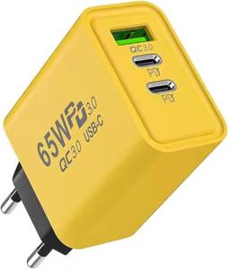 Travel Adapter Charger with USB-A and USB-C Ports