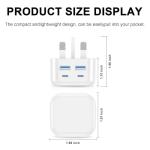 40W USB-C Fast Charger Plug, 2-Pack