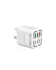 50W Multiport USB-C Fast Charger Plug