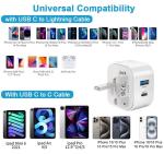 Dual Port USB-C Fast Charger for iPhone