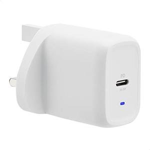 30W GaN USB-C Wall Charger for Tablets and Phones