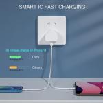 20W Dual Port USB-C Charger for iPhone