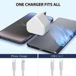 USB-C Fast Charger Adapter for iPhone and Samsung