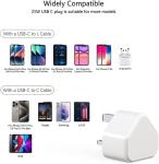 USB-C Fast Charger Adapter for iPhone and Samsung