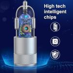 48W Dual USB-C Car Charger with Cables