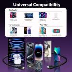 67W 3-Port USB-C Car Charger Adapter