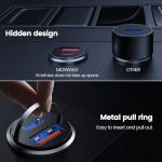 Mini Dual USB-C Car Charger with Quick Charge