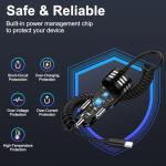 Fast USB-C Car Charger for Samsung & iPhone