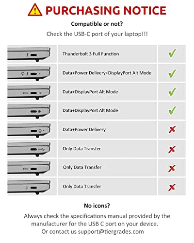 Tiergrade USB-C Dual Monitor Docking Station