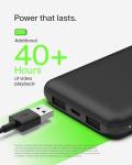Belkin 10,000mAh USB-C Portable Charger - Black