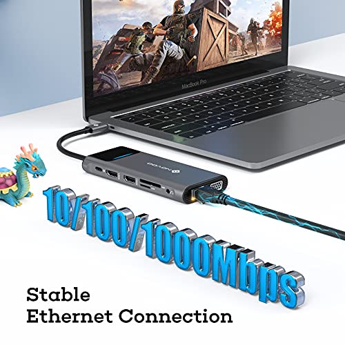 NOVOO 12 in 1 USB-C Docking Station