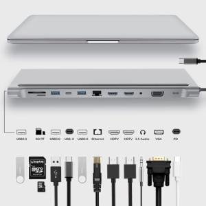 12-in-1 USB-C Hub Docking Station