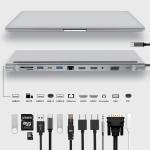 12-in-1 USB-C Hub Docking Station
