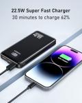 20000mAh Fast Charging USB-C Power Bank with LCD