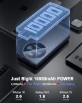 Fast Charging 10000mAh Portable USB-C Power Bank