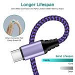 3-Pack USB-C Fast Charge Cables, 6FT Each