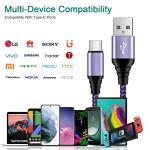 3-Pack USB-C Fast Charge Cables, 6FT Each