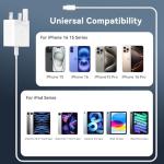 30W USB-C Fast Charger Plug 2 Pack