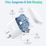 2-Pack 45W USB-C Charger and Cable Set