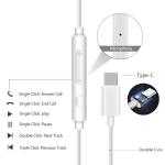 2 Pack USB-C Earbuds with Mic & Volume Control