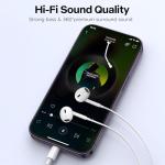 2-Pack USB-C Earphones with Mic and Volume Control