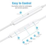 USB-C Headphones with Microphone & Volume Control