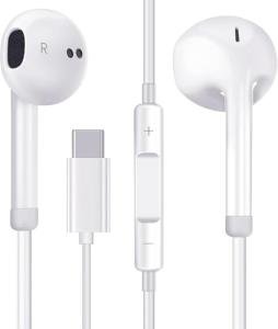 USB-C Wired Earbuds with Microphone and Controls