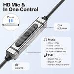 USB-C Earbuds for Samsung Galaxy and iPad Pro