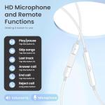 USB-C Wired Earbuds with Microphone and Controls