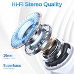 2-Pack Wired USB-C Headphones with Microphone