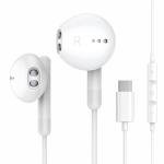 USB-C Headphones with Mic for iPhone and Android