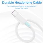 2-Pack Wired USB-C Headphones with Microphone