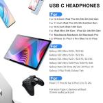 USB-C Earbuds with Mic & Volume Control