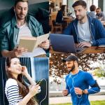 2-Pack Wired USB-C Headphones with Microphone