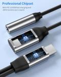 USB-C to 3.5mm Headphone Adapter and Charger