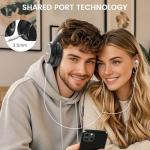 Wuopzf USB-C Over-Ear Headphones with Mic