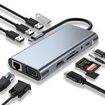 11-in-1 USB C Hub with 4K HDMI & More