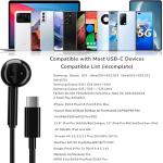 USB-C Earbuds with Mic for Samsung and iPhone